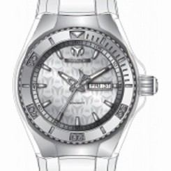 Technomarine Men's TM-115060 Cruise Monogram Analog Display Quartz White Watch