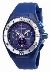 Technomarine Mens Chrono Blue Dial Interchangeable Band  Cover Watch TM-115013