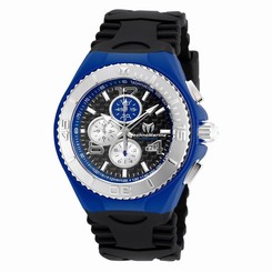 TECHNOMARINE MEN'S TECHNOMARINE SILICONE BAND STEEL CASE QUARTZ WATCH 115297