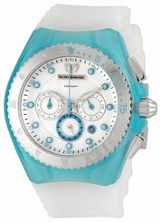 TechnoMarine Cruise Beach Chrono Turquoise and White Watch 109014 200 meters 7640133231211