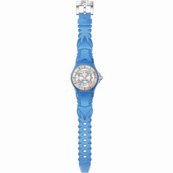 TECHNOMARINE WOMEN'S TECHNOMARINE BLUE SILICONE BAND SWISS QUARTZ WATCH 115135