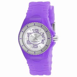Technomarine 115128 Womens Silver Dial Analog Quartz Watch with Silicone Strap