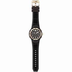 TECHNOMARINE MEN'S TECHNOMARINE BLACK SILICONE BAND SWISS QUARTZ WATCH 515008