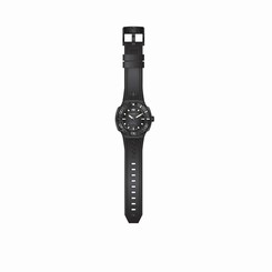 TECHNOMARINE MEN'S 45MM SILICONE BAND STEEL CASE SWISS QUARTZ WATCH 515012