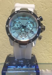 Technomarine TM-615004 Men's UF6 Collection White & Silver 45mm Swiss Watch