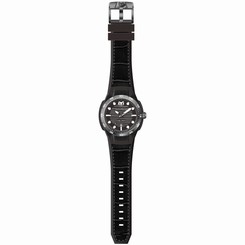 TECHNOMARINE MEN'S TECHNOMARINE BLACK SILICONE BAND SWISS QUARTZ WATCH 515009