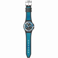 TECHNOMARINE MEN'S TECHNOMARINE SILICONE BAND STEEL CASE QUARTZ WATCH 115177