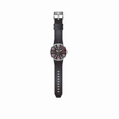 TECHNOMARINE MEN'S 45MM SILICONE BAND STEEL CASE SWISS QUARTZ WATCH 515010