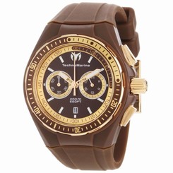 TechnoMarine Unisex 110063 Cruise Sport Chronograph Brown Dial Watch