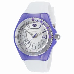 Technomarine Cruise TM-115223 Womens Silver Dial Watch with Silicone Strap