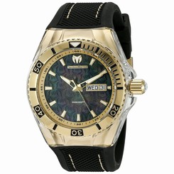 Technomarine 115213 Mens Mop Dial Analog Quartz Watch with Silicone Strap