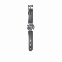 TECHNOMARINE MEN'S 46MM GREY SILICONE BAND STEEL CASE QUARTZ WATCH 115062