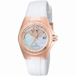 TechnoMarine Women's TechnoMarine White Silicone Band Steel Case Swiss Quartz An