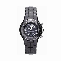 TECHNOMARINE UNISEX 39MM BLACK CERAMIC BAND STEEL CASE QUARTZ WATCH TMTCB02C