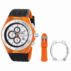 TechnoMarine Unisex 114022 Cruise Monogram Analog Display Quartz Black Watch
