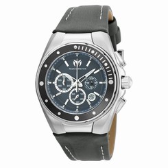 Technomarine Tm-215036 Women's Manta Ray Chronograph Grey Genuine Leather And Di