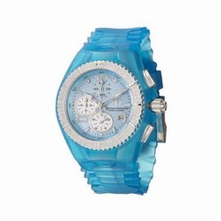 108025 TECHNOMARINE Blue Rubber Cruise Chronograph Diamonds