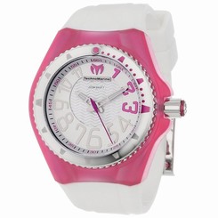 Technomarine 110058 Womens Silver Dial Quartz Watch with Silicone Strap