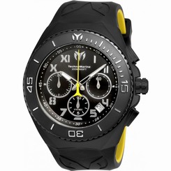 TECHNOMARINE MEN'S MANTA 48MM SILICONE BAND STEEL CASE QUARTZ WATCH TM-215069
