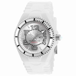 TECHNOMARINE MEN'S TECHNOMARINE WHITE SILICONE BAND SWISS QUARTZ WATCH 115139