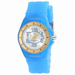 TECHNOMARINE WOMEN'S TECHNOMARINE BLUE SILICONE BAND SWISS QUARTZ WATCH 115130