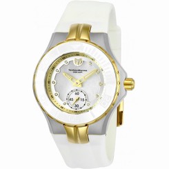TECHNOMARINE WOMEN'S CRUISE DIAMOND 35MM SILICONE BAND QUARTZ WATCH TM-115399