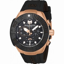 TECHNOMARINE MEN'S REEF 45MM SILICONE BAND PLASTIC CASE QUARTZ WATCH TM-515019