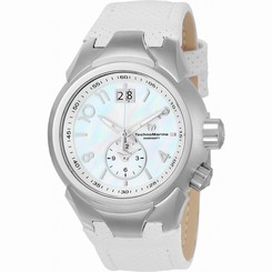TECHNOMARINE WOMEN'S SEA DREAM 42MM WHITE LEATHER BAND QUARTZ WATCH TM-716003