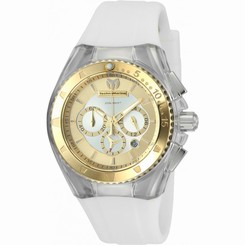 TECHNOMARINE WOMEN'S CRUISE 40MM WHITE SILICONE BAND QUARTZ WATCH TM-116002