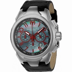 TECHNOMARINE MEN'S SEA DREAM 48MM BLACK LEATHER BAND QUARTZ WATCH TM-715022