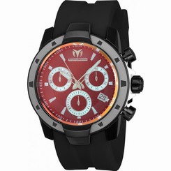TECHNOMARINE MEN'S UF6 45MM SILICONE BAND PLASTIC CASE QUARTZ WATCH TM-615007