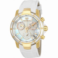 TECHNOMARINE WOMEN'S UF6 38MM LEATHER BAND PLASTIC CASE QUARTZ WATCH TM-615002