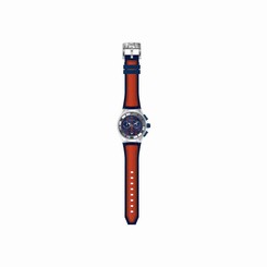 TECHNOMARINE UNISEX 40MM SILICONE BAND STEEL CASE SWISS QUARTZ WATCH 115020