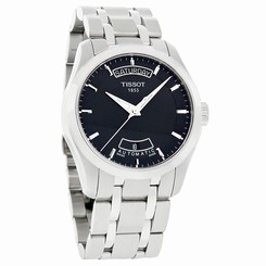 Tissot Couturier Mens Black Dial Day/Date Swiss Automatic Watch T035.407.11.051 758499232319