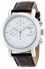 Tissot T0684271601100 T-Classic Carson Chronograph Automatic Men's Leather Watch