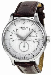 Tissot T0636371603700 T-Classic Tradition Men's Brown Leather Watch New in Box