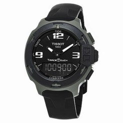 Tissot Men's T081.420.97.057.01 T-Race Touch Black Dial Swiss Quartz Watch