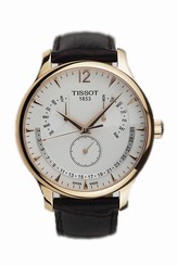 Tissot T0636373603700 Tradition Perpetual Calendar Men's Brown Leather Watch New