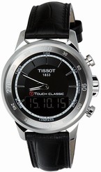 Tissot T0834201605110 T Touch Classic MSG Watch Black Leather Strap