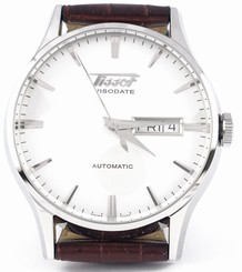 Tissot T0194301603101 Automatic Visodate Men's Watch, Day Date Silver Dial 7611608249215