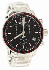 Tissot T0954171105700 Quickster Chronograph Men's Black Dial Watch New in Box 7611608266823