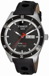 Tissot T0444302605100 T-Sport PRS 516 Automatic Men's Leather Watch- Authentic