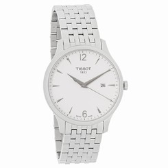 Tissot Tradition Mens White Date Dial Swiss Quartz Watch T063.610.11.037.00