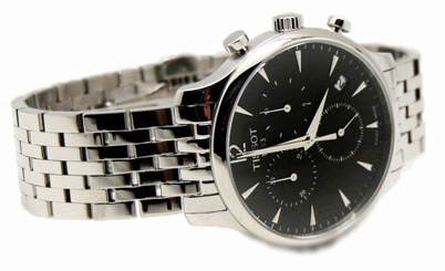 Tissot T0636171106700 T-Classic Tradition Chronograph Men Steel Watch New