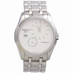 Tissot Couturier Men's Silver Dial Stainless Steel Watch T0354281103100