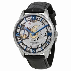 Tissot T0994051641800 Mens Analog Automatic Watch with Leather Strap