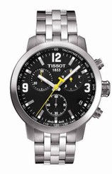 Tissot Steel Strap Black Dial Men's Quartz Watch T055.417.11.057.00