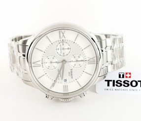  Tissot T0994271103800 Automatic Chronograph Men's Watch Chemin Des Tourelles NEW
