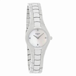 Tissot T-Round Diamond Ladies MOP Swiss Quartz Watch T096.009.11.116.00