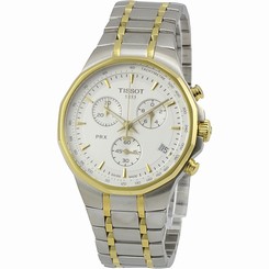 Tissot Men's TIST0774172203100 PRX Analog Display Swiss Quartz Two Tone Watch